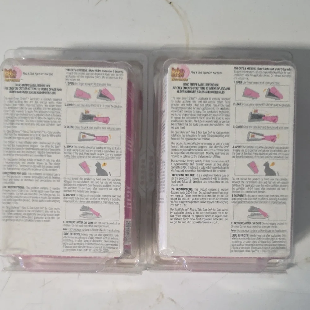 Flea & Tick Spot On for Cats - 2pcs